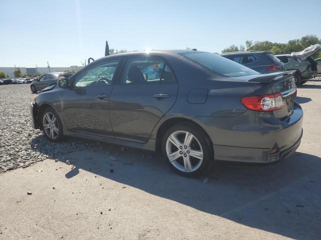 2T1BU4EE7DC109978 - 2013 TOYOTA COROLLA BASE GRAY photo 2