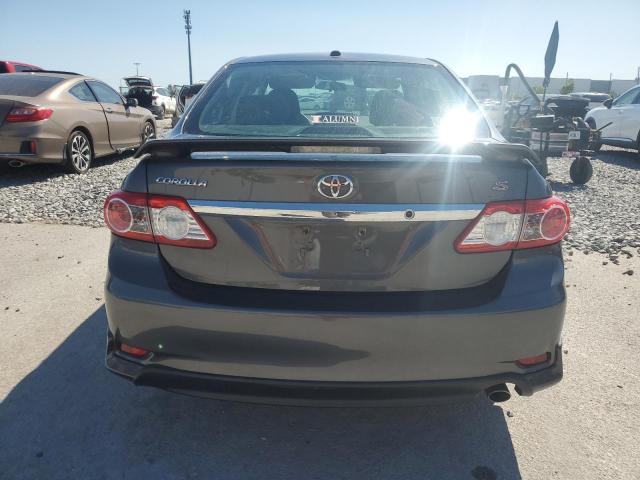 2T1BU4EE7DC109978 - 2013 TOYOTA COROLLA BASE GRAY photo 6