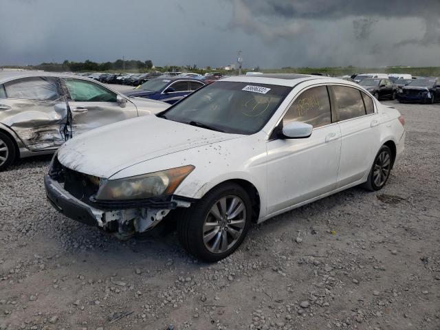 1HGCP2F80BA133972 - 2011 HONDA ACCORD EXL WHITE photo 1