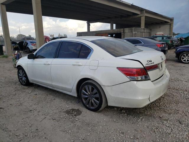 1HGCP2F80BA133972 - 2011 HONDA ACCORD EXL WHITE photo 2