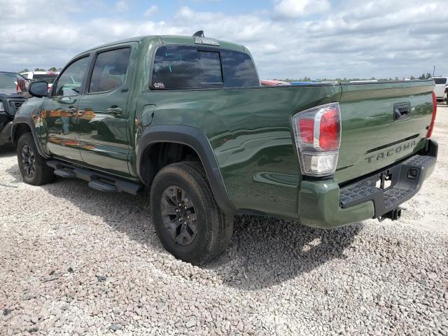 5TFAZ5CN2MX114898 - 2021 TOYOTA TACOMA DOUBLE CAB GREEN photo 2