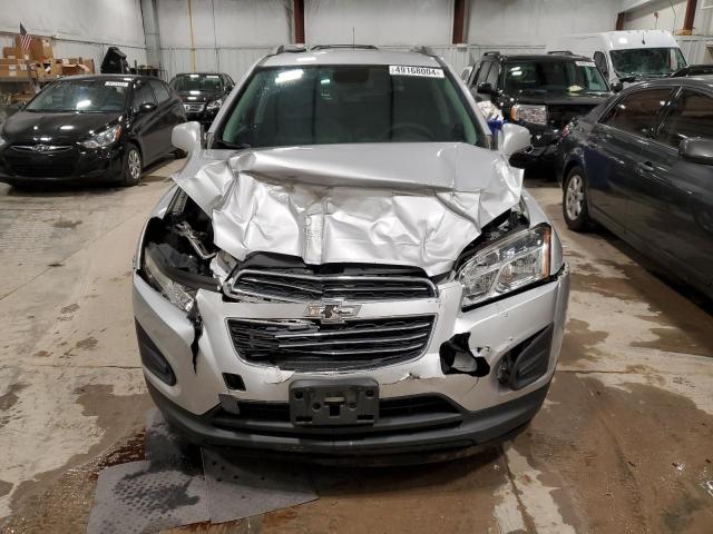 3GNCJLSB0FL243157 - 2015 CHEVROLET TRAX 1LT SILVER photo 5