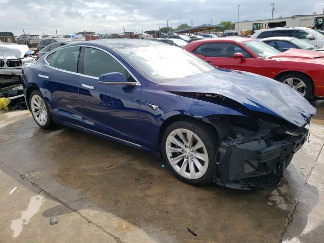 5YJSA1E23HF192341 - 2017 TESLA MODEL S Синій фото 4