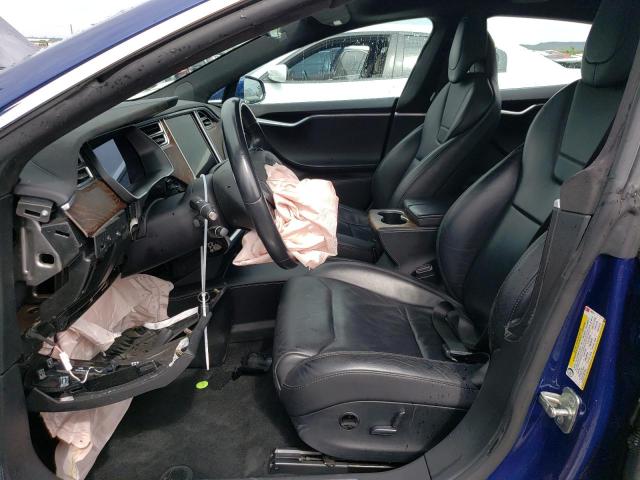 5YJSA1E23HF192341 - 2017 TESLA MODEL S Синій фото 7