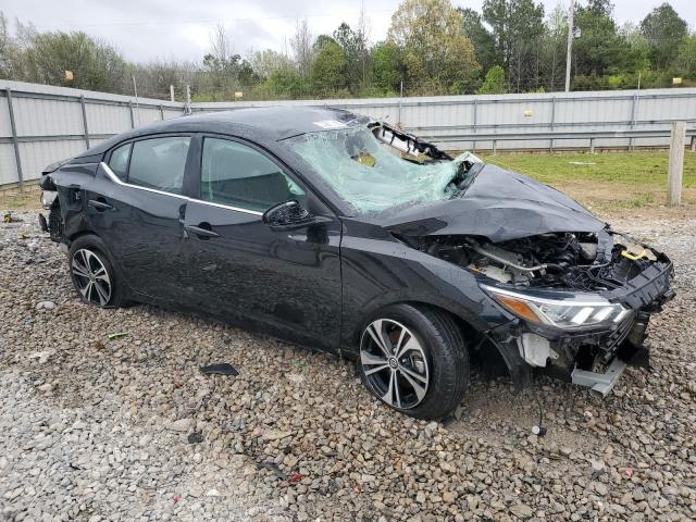 3N1AB8CV0NY261925 - 2022 NISSAN SENTRA SV BLACK photo 4