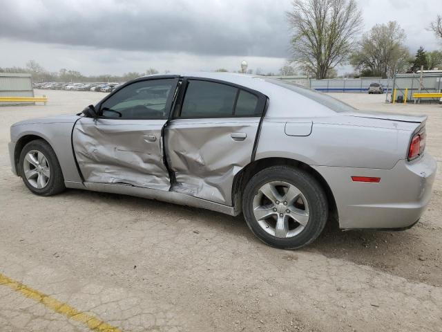 2B3CL3CGXBH537571 - 2011 DODGE CHARGER SILVER photo 2