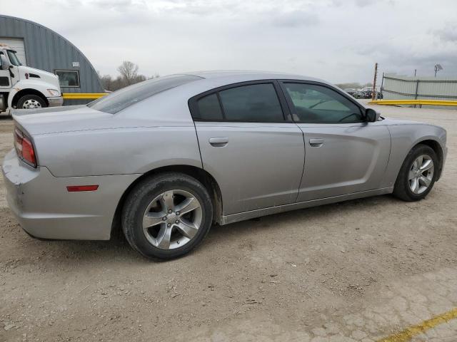 2B3CL3CGXBH537571 - 2011 DODGE CHARGER SILVER photo 3