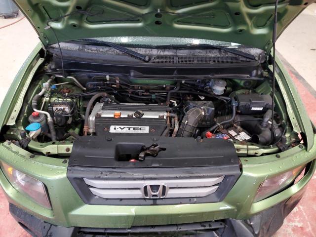 5J6YH28777L014327 - 2007 HONDA ELEMENT EX GREEN photo 12