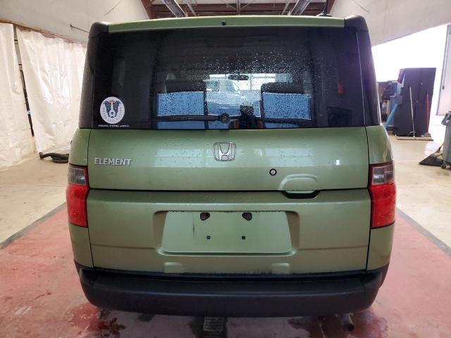 5J6YH28777L014327 - 2007 HONDA ELEMENT EX GREEN photo 6