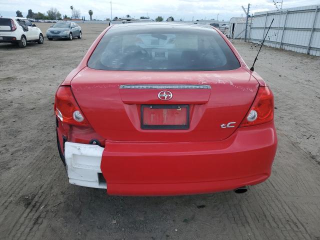 JTKDE177550054499 - 2005 TOYOTA SCION TC RED photo 6