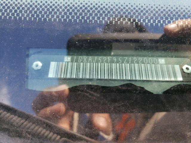 1G8AJ52F95Z122000 - 2005 SATURN ION LEVEL 2 SILVER photo 12