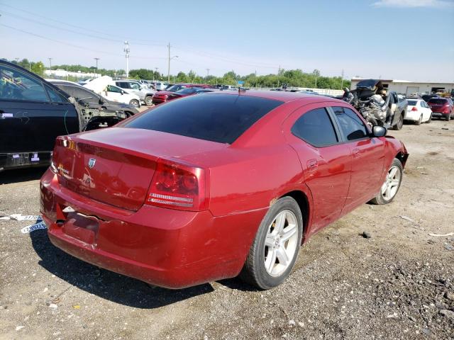 2B3KA43G38H316880 - 2008 DODGE CHARGER RED photo 4