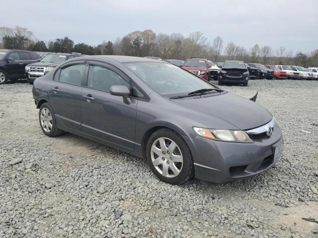 19XFA1F57BE049884 - 2011 HONDA CIVIC LX GRAY photo 4