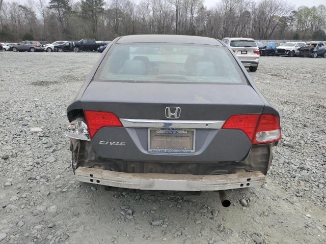 19XFA1F57BE049884 - 2011 HONDA CIVIC LX GRAY photo 6