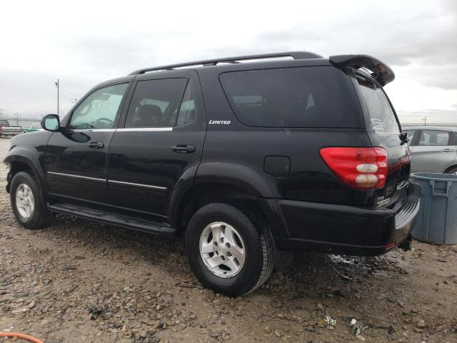 5TDBT48A01S046463 - 2001 TOYOTA SEQUOIA LIMITED BLACK photo 2