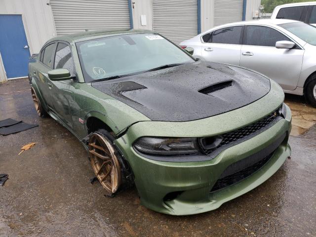 2C3CDXGJXLH201417 - 2020 DODGE CHARGER SCAT PACK GREEN photo 4
