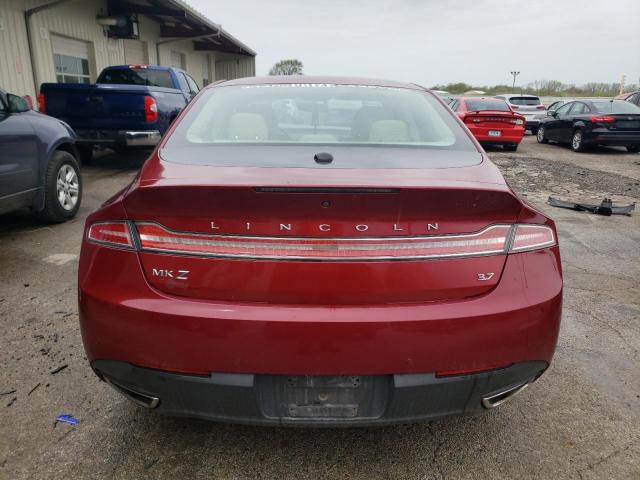 3LN6L2GK3ER813792 - 2014 LINCOLN MKZ RED photo 6