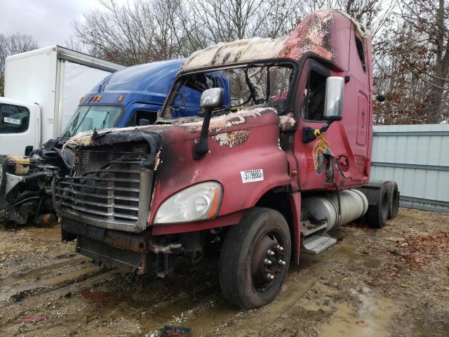 1FUJGLDRXALAR5690 - 2010 FREIGHTLINER CASCADIA 1 RED photo 2