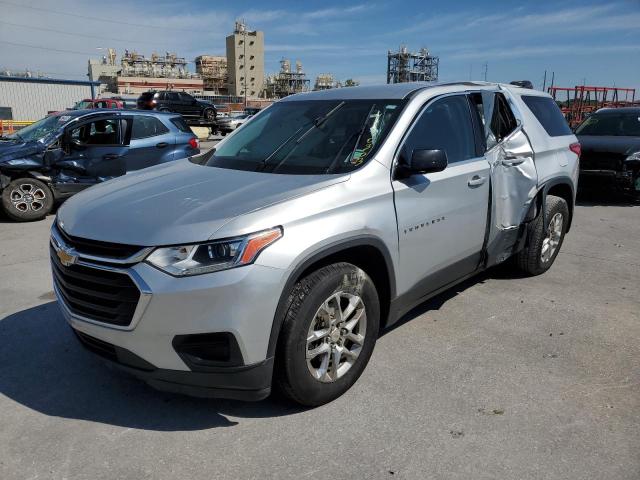 1GNERFKWXKJ251970 - 2019 CHEVROLET TRAVERSE LS SILVER photo 1