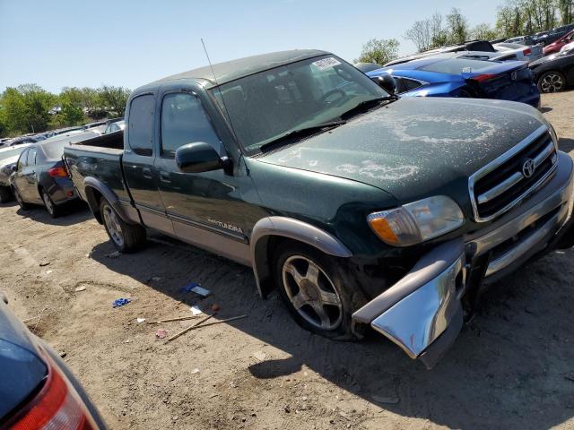 5TBBT48152S287753 - 2002 TOYOTA TUNDRA ACCESS CAB LIMITED GREEN photo 4