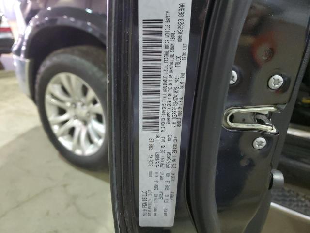 1C6RR7PT9HS741079 - 2017 RAM 1500 LONGHORN BLACK photo 12