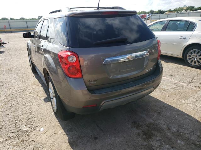 2CNFLGEW6A6385656 - 2010 CHEVROLET EQUINOX LTZ TAN photo 3