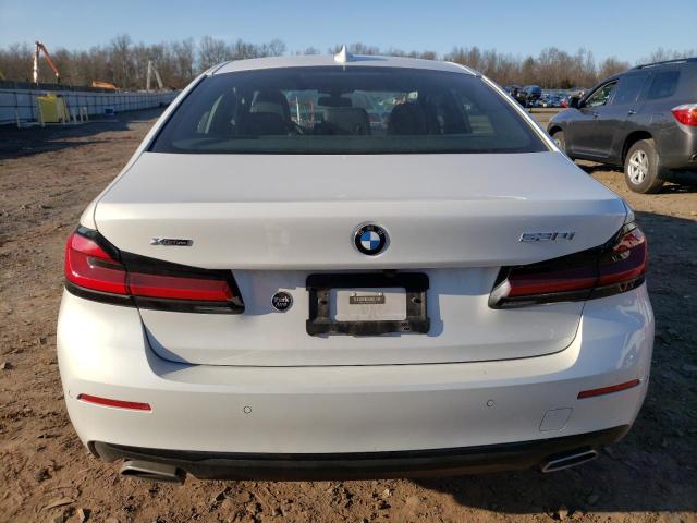 WBA13BJ07MWX27416 - 2021 BMW 530 XI WHITE photo 6