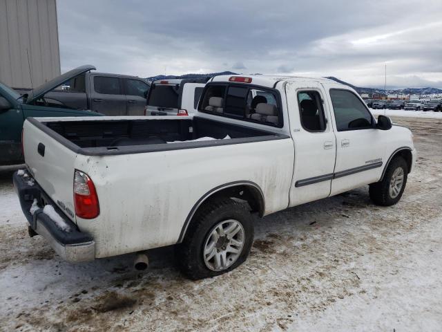 5TBBT44105S467281 - 2005 TOYOTA TUNDRA ACCESS CAB SR5 WHITE photo 3