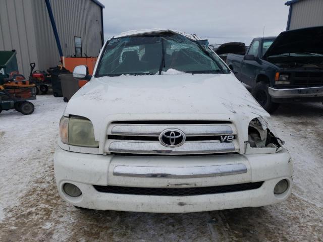 5TBBT44105S467281 - 2005 TOYOTA TUNDRA ACCESS CAB SR5 WHITE photo 5