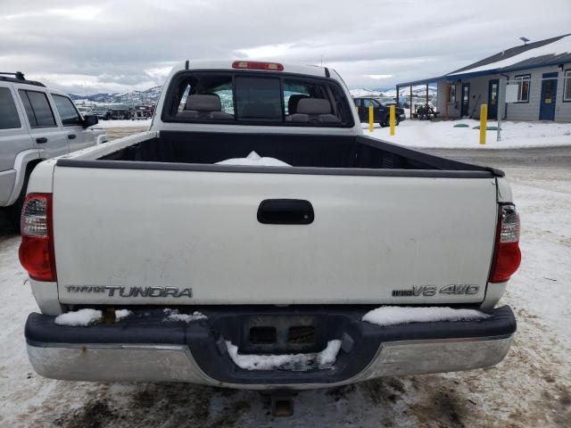 5TBBT44105S467281 - 2005 TOYOTA TUNDRA ACCESS CAB SR5 WHITE photo 6