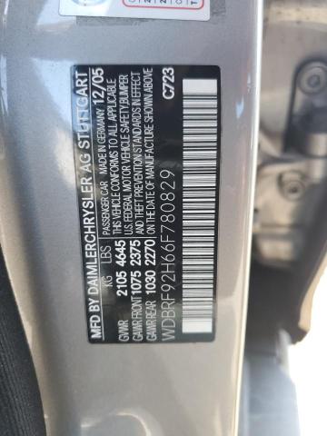 WDBRF92H66F780829 - 2006 MERCEDES-BENZ C 280 4MATIC SILVER photo 12