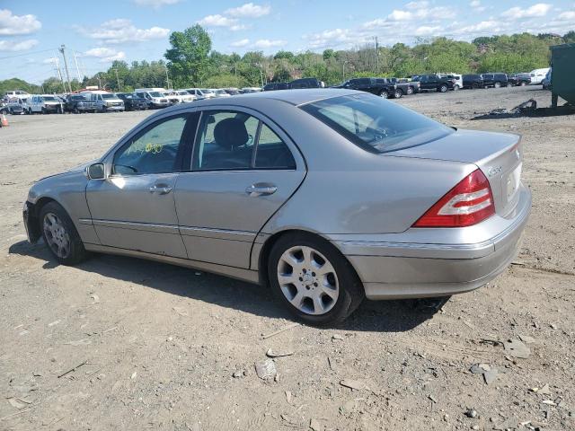 WDBRF92H66F780829 - 2006 MERCEDES-BENZ C 280 4MATIC SILVER photo 2