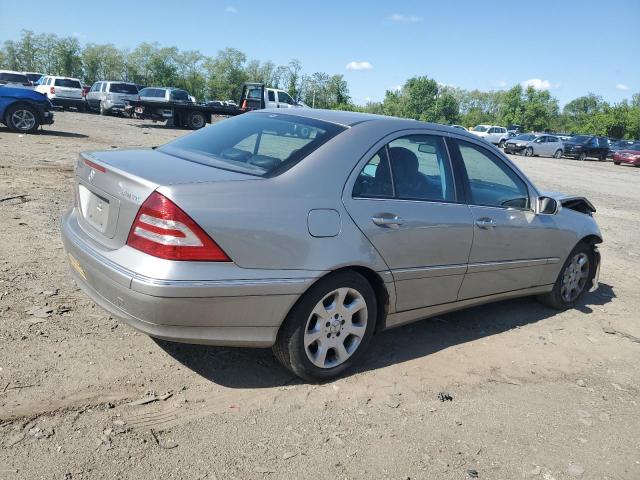 WDBRF92H66F780829 - 2006 MERCEDES-BENZ C 280 4MATIC SILVER photo 3