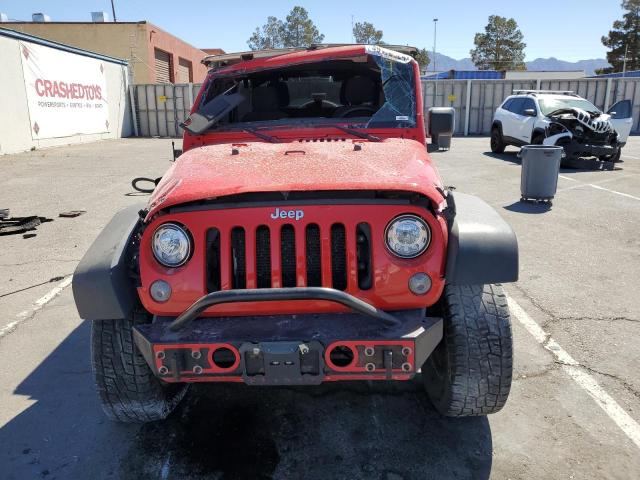 1C4BJWDG3JL869868 - 2018 JEEP WRANGLER U SPORT RED photo 5