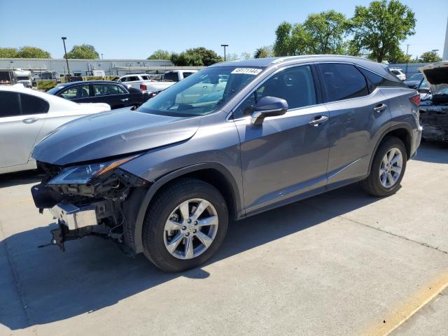 2T2ZZMCA6GC010732 - 2016 LEXUS RX 350 GRAY photo 1