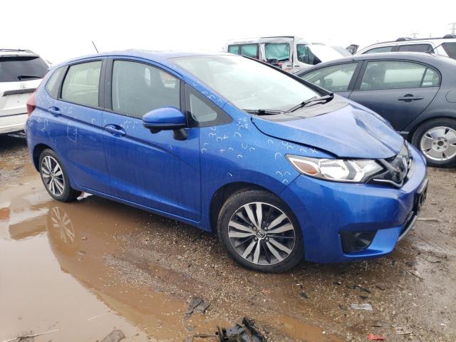 JHMGK5H78HS019062 - 2017 HONDA FIT EX BLUE photo 4