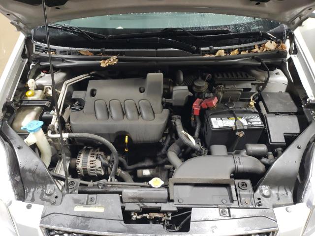 3N1AB6AP8CL679216 - 2012 NISSAN SENTRA 2.0 SILVER photo 11