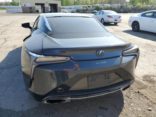 JTHHP5AY8JA002914 - 2018 LEXUS LC 500 CHARCOAL photo 6