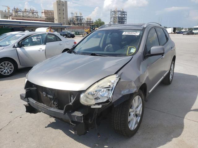JN8AS5MTXBW158009 - 2011 NISSAN ROGUE S GRAY photo 2