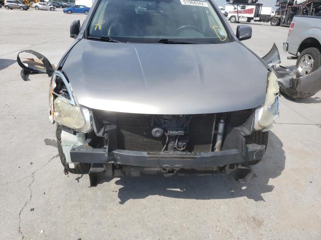 JN8AS5MTXBW158009 - 2011 NISSAN ROGUE S GRAY photo 9