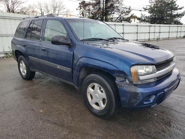 1GNDT13S932100979 - 2003 CHEVROLET TRAILBLAZE BLUE photo 4