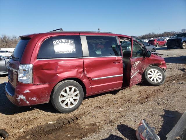 2C4RC1BG5FR706782 - 2015 CHRYSLER TOWN & COU TOURING RED photo 3