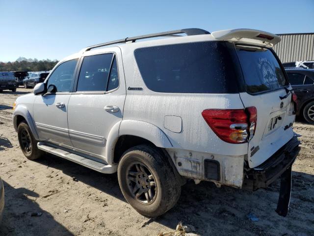 5TDBT48AX4S208362 - 2004 TOYOTA SEQUOIA LIMITED WHITE photo 2