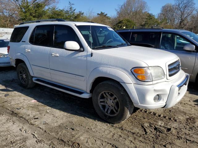 5TDBT48AX4S208362 - 2004 TOYOTA SEQUOIA LIMITED WHITE photo 4