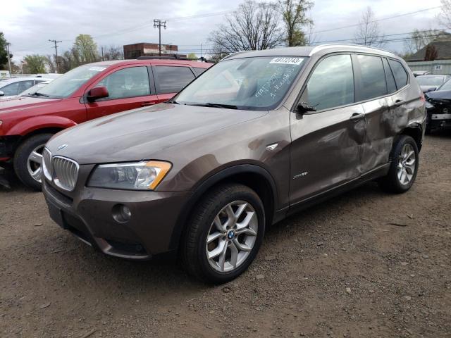 5UXWX7C53DL980963 - 2013 BMW X3 XDRIVE35I BROWN photo 1