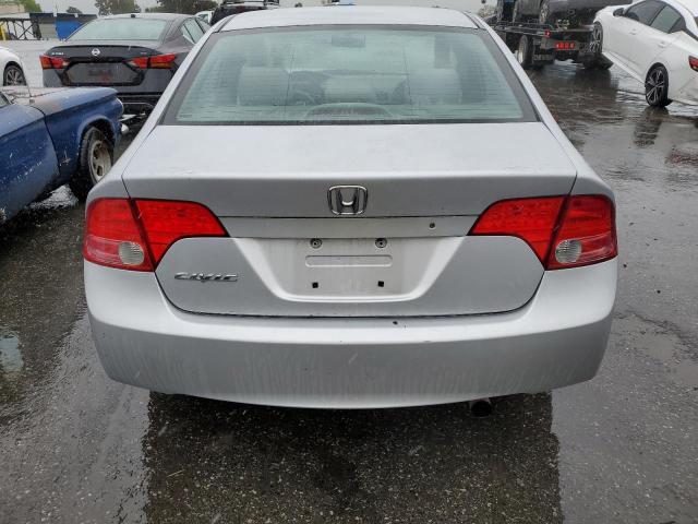 2HGFA16518H524623 - 2008 HONDA CIVIC LX SILVER photo 6