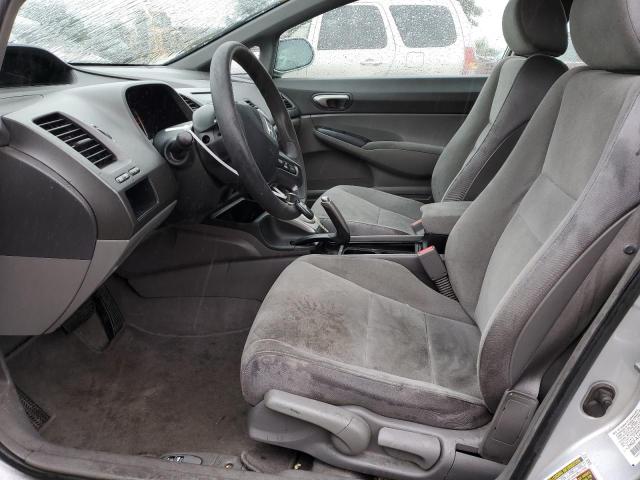 2HGFA16518H524623 - 2008 HONDA CIVIC LX SILVER photo 7