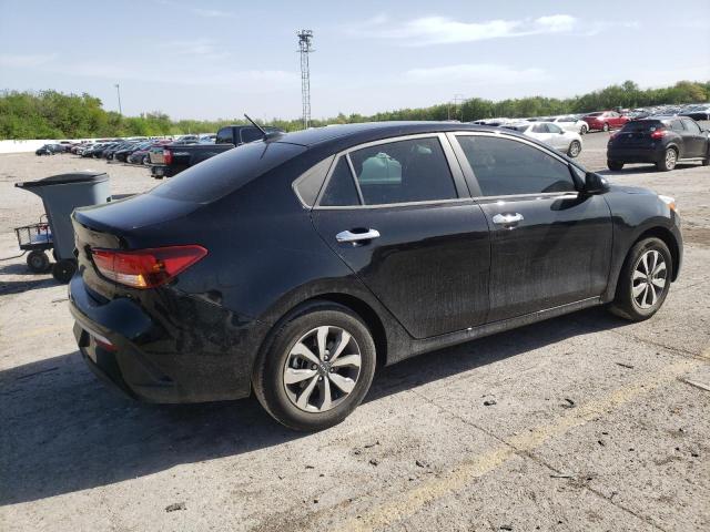 3KPA24AD8NE496574 - 2022 KIA RIO LX BLACK photo 3