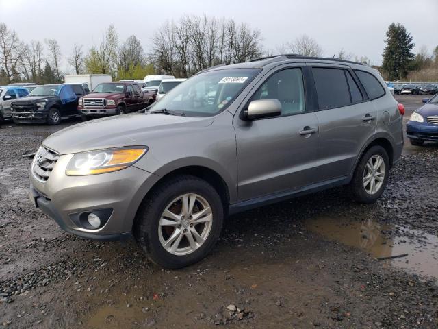 5XYZHDAGXBG051036 - 2011 HYUNDAI SANTA FE SE GRAY photo 1