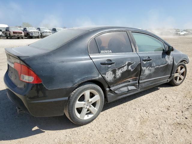 2HGFA16659H524070 - 2009 HONDA CIVIC LX-S შავი ფოტო 3